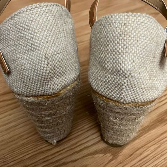 MADE IN SPAIN WOMEN’S SIZE 9 SUEDE CLOSED TOE ESPADRILLE SANDALS - Picture 6 of 7